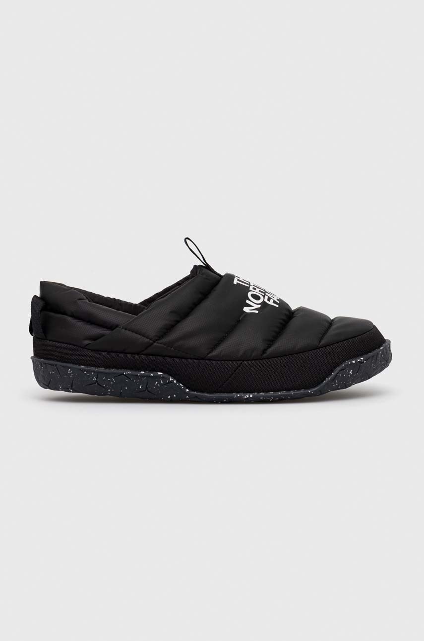 The North Face papuci de casa Men S Nuptse Mule culoarea negru