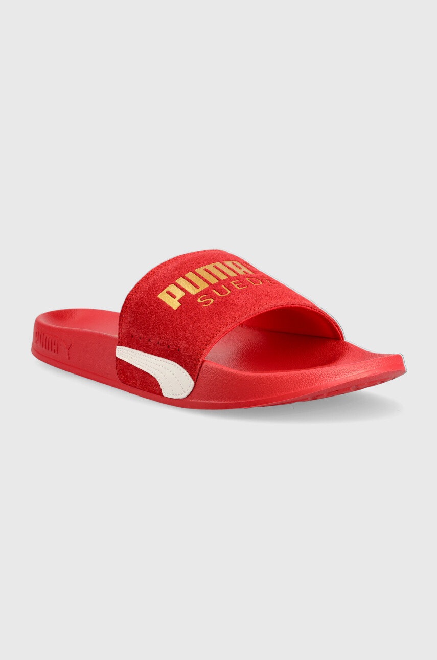 

Замшевые шлепанцы Puma Leadcat 2.0 мужские цвет красный