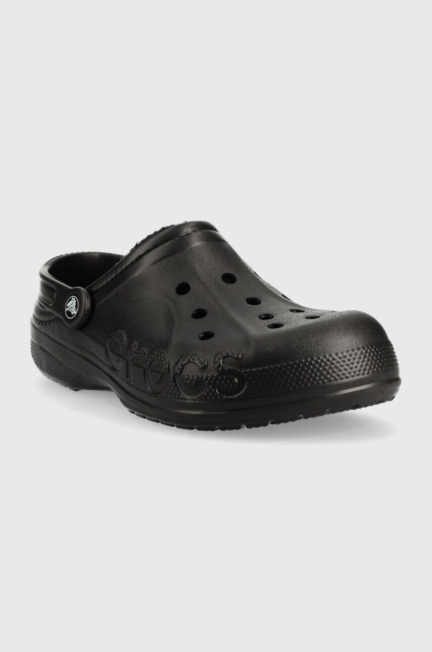 

Шлепанцы Crocs Baya Lined Clog цвет чёрный 205969