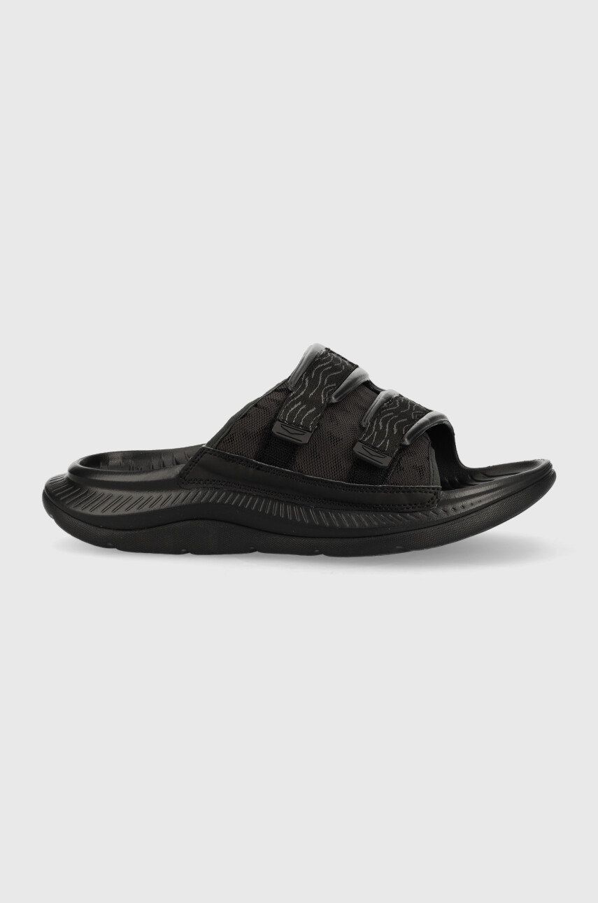 Pantofle Hoka Ora Luxe černá barva, 1134150-WCLL - černá -  Svršek: Umělá hmota
