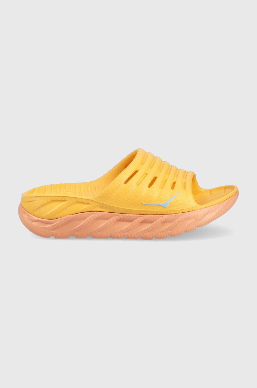 

Шльопанці Hoka Ora Recovery колір помаранчевий