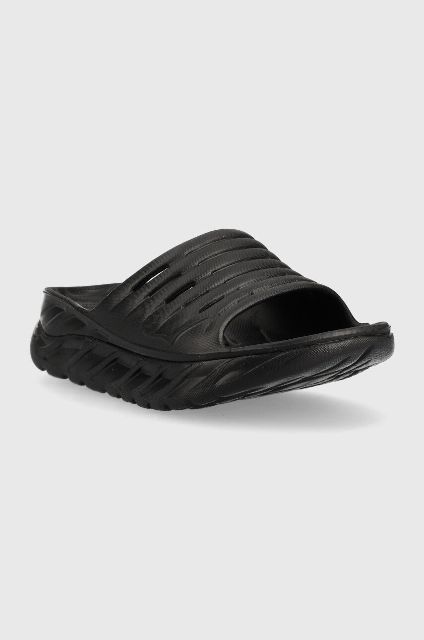 

Шльопанці Hoka Ora Recovery колір чорний