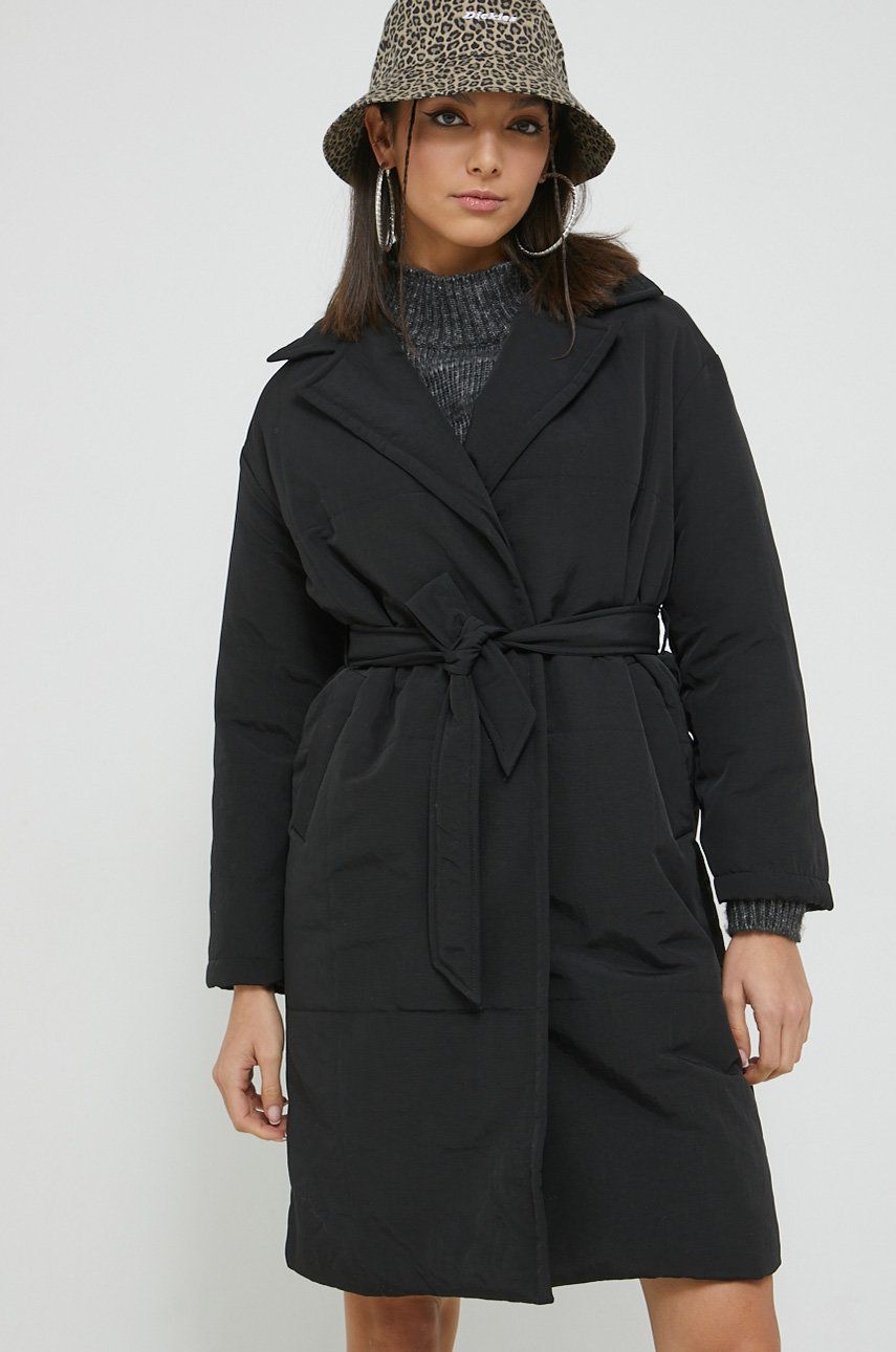 Only palton femei, culoarea negru, de tranzitie, oversize answear.ro imagine megaplaza.ro
