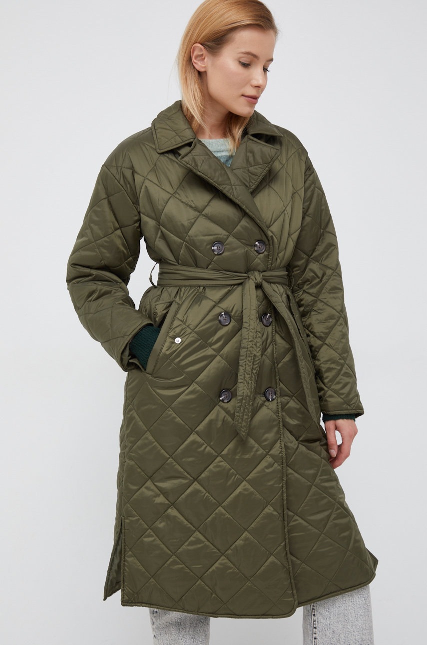 

Яке Vero Moda в зелено с преходна изолация, Зелен