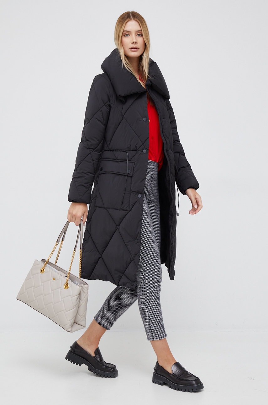 

Куртка Dkny жіноча колір чорний зимова