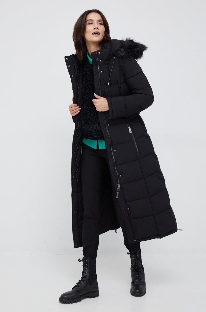 

Куртка Dkny женская цвет чёрный зимняя