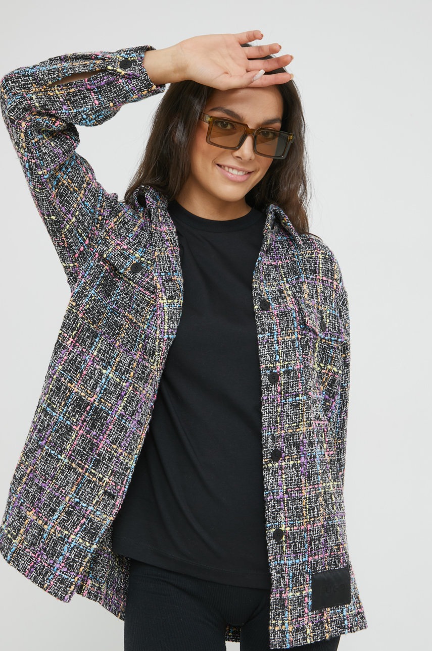 

Куртка HUGO женская переходная oversize