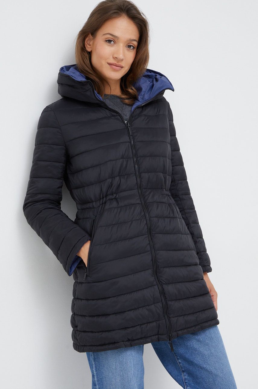 Oboustranná bunda Emporio Armani dámská, zimní - vícebarevná -  Hlavní materiál: 100 % Polyamid