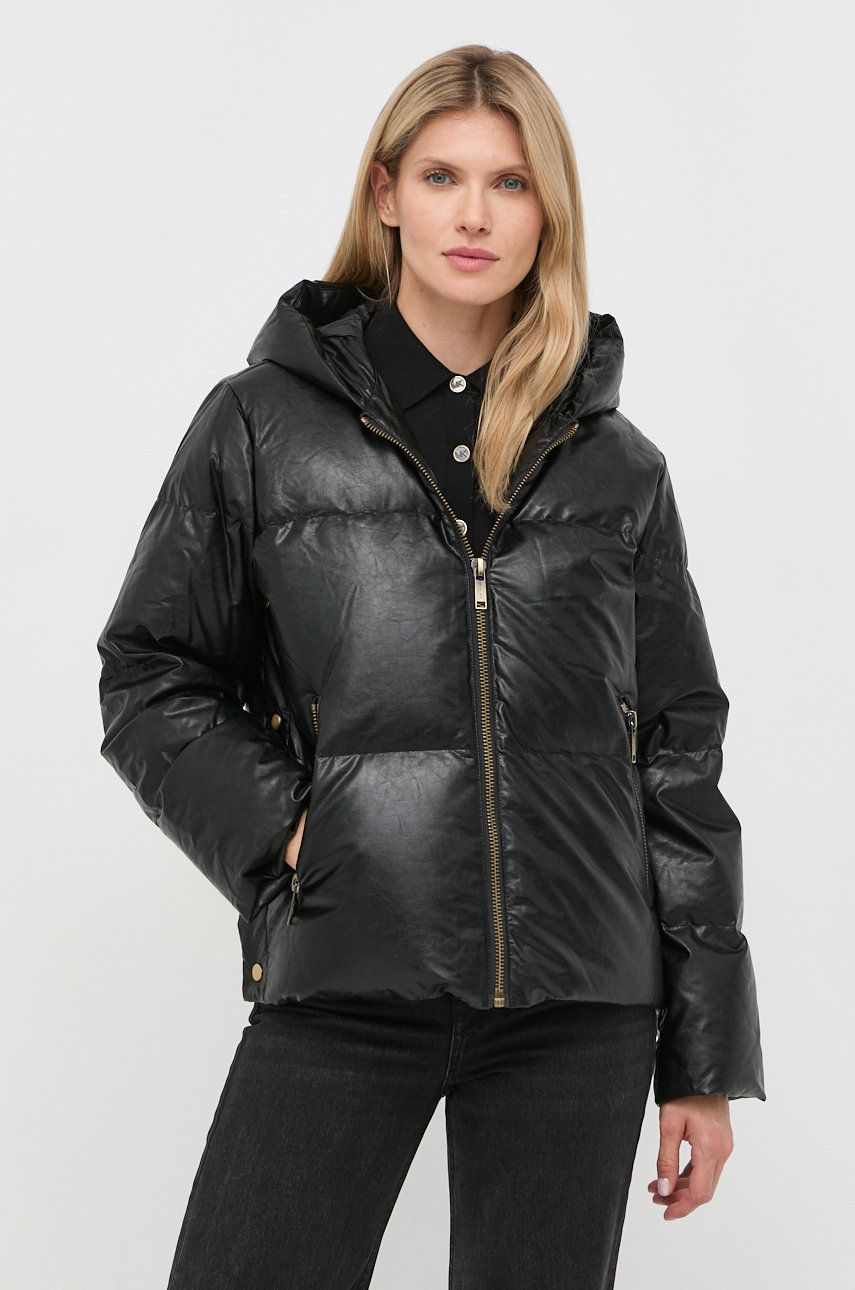 MICHAEL Michael Kors kurtka puchowa damska kolor czarny zimowa