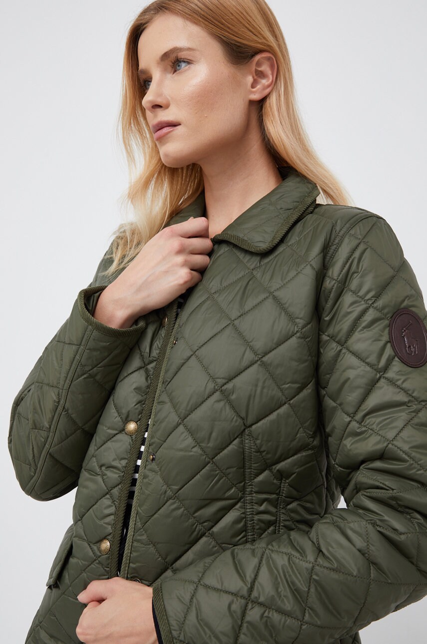 

Яке Polo Ralph Lauren в зелено с преходна изолация, Зелен