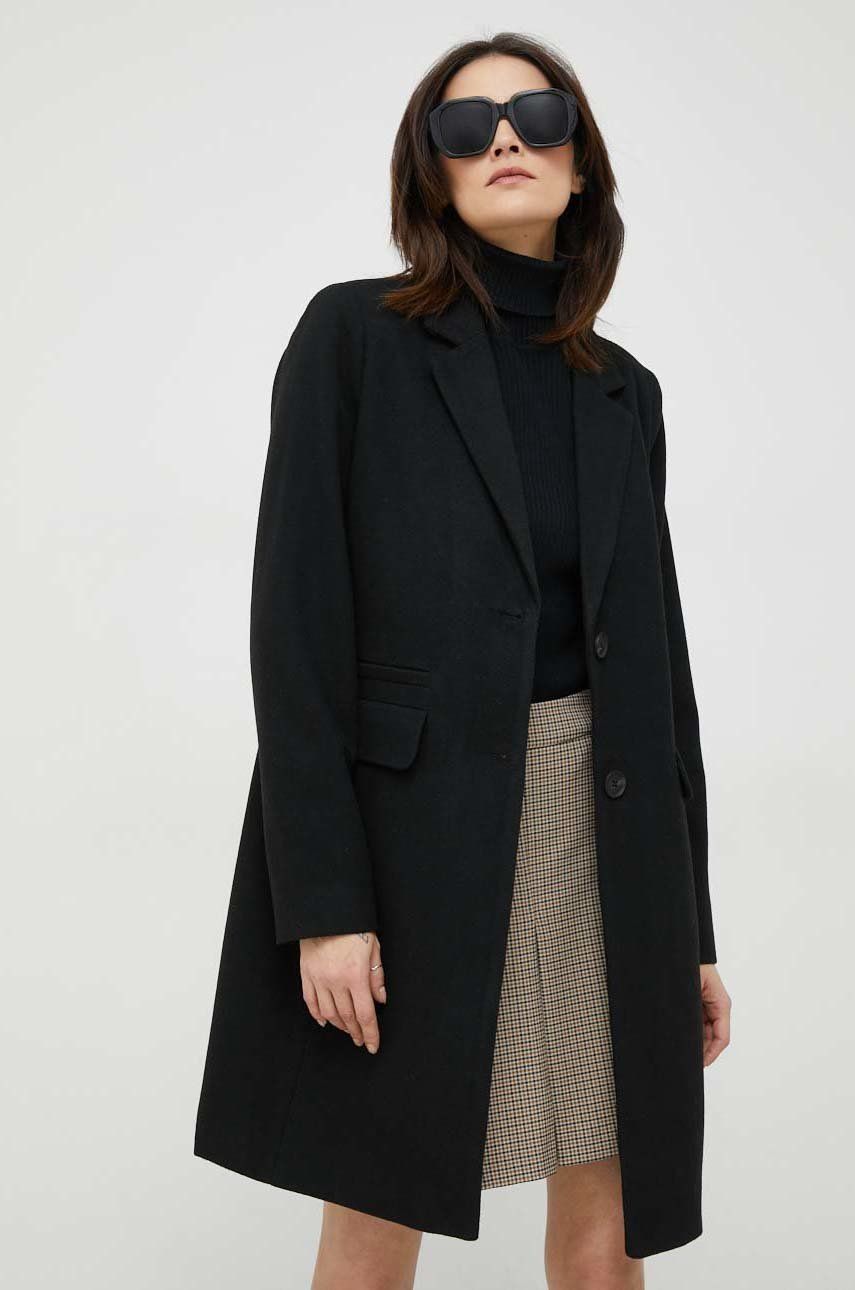 Vero Moda palton femei, culoarea negru, de tranzitie answear.ro imagine noua gjx.ro