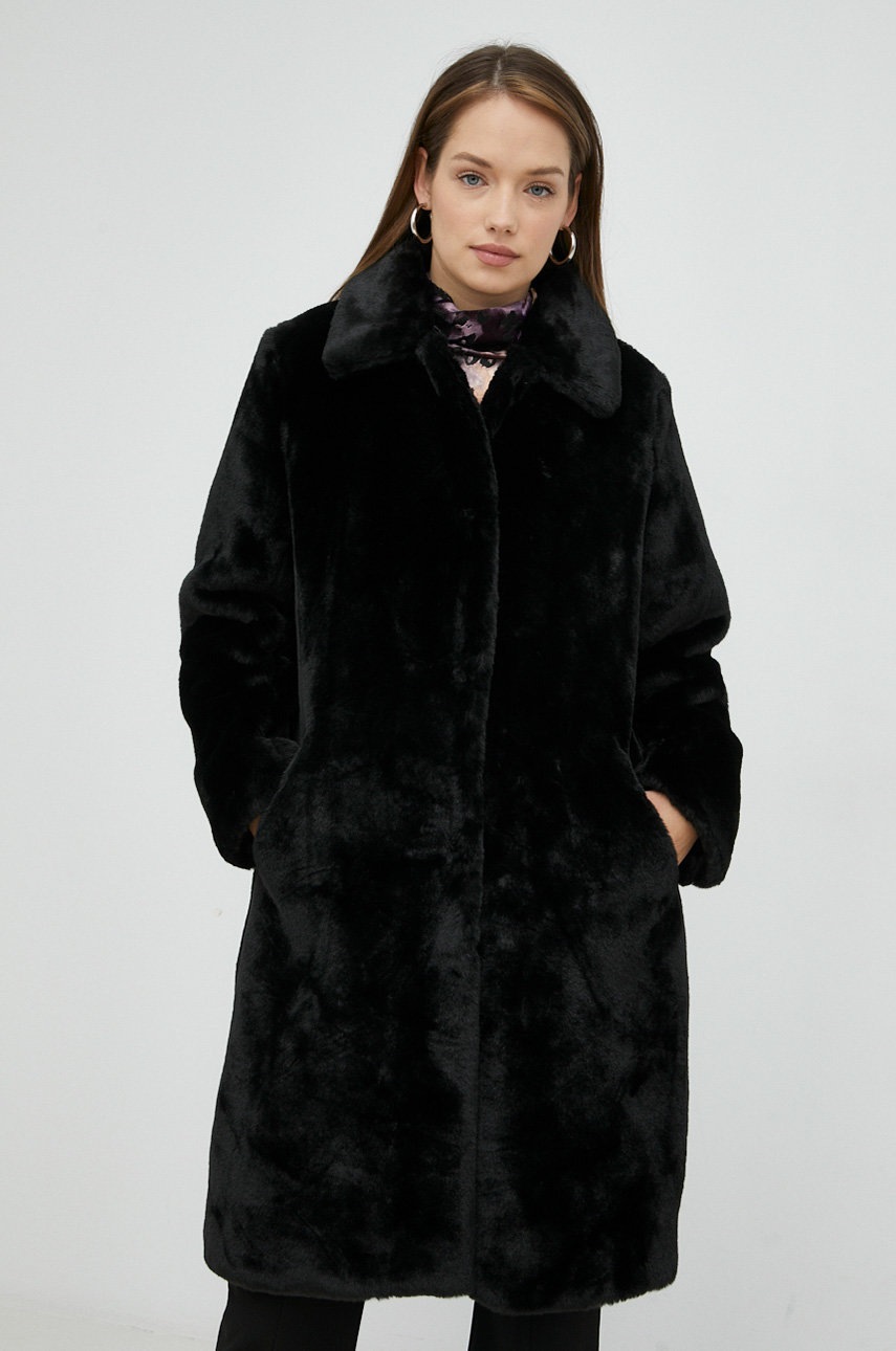 

Пальто Guess женский цвет чёрный переходной