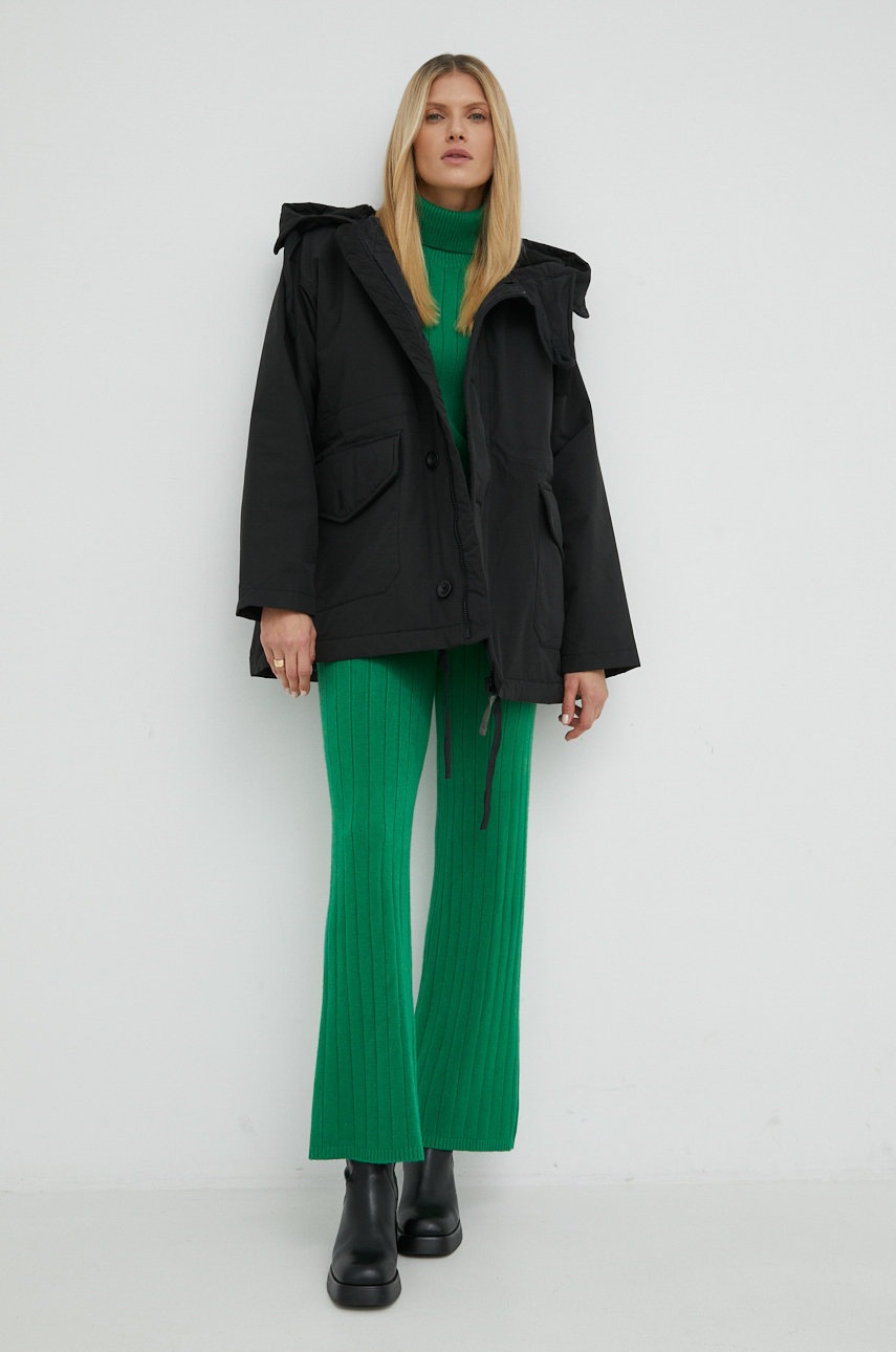 

Куртка G-Star Raw жіноча колір чорний перехідна oversize