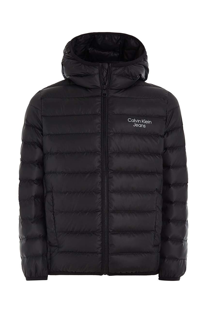 Детская пуховая куртка Calvin Klein Jeans цвет чёрный