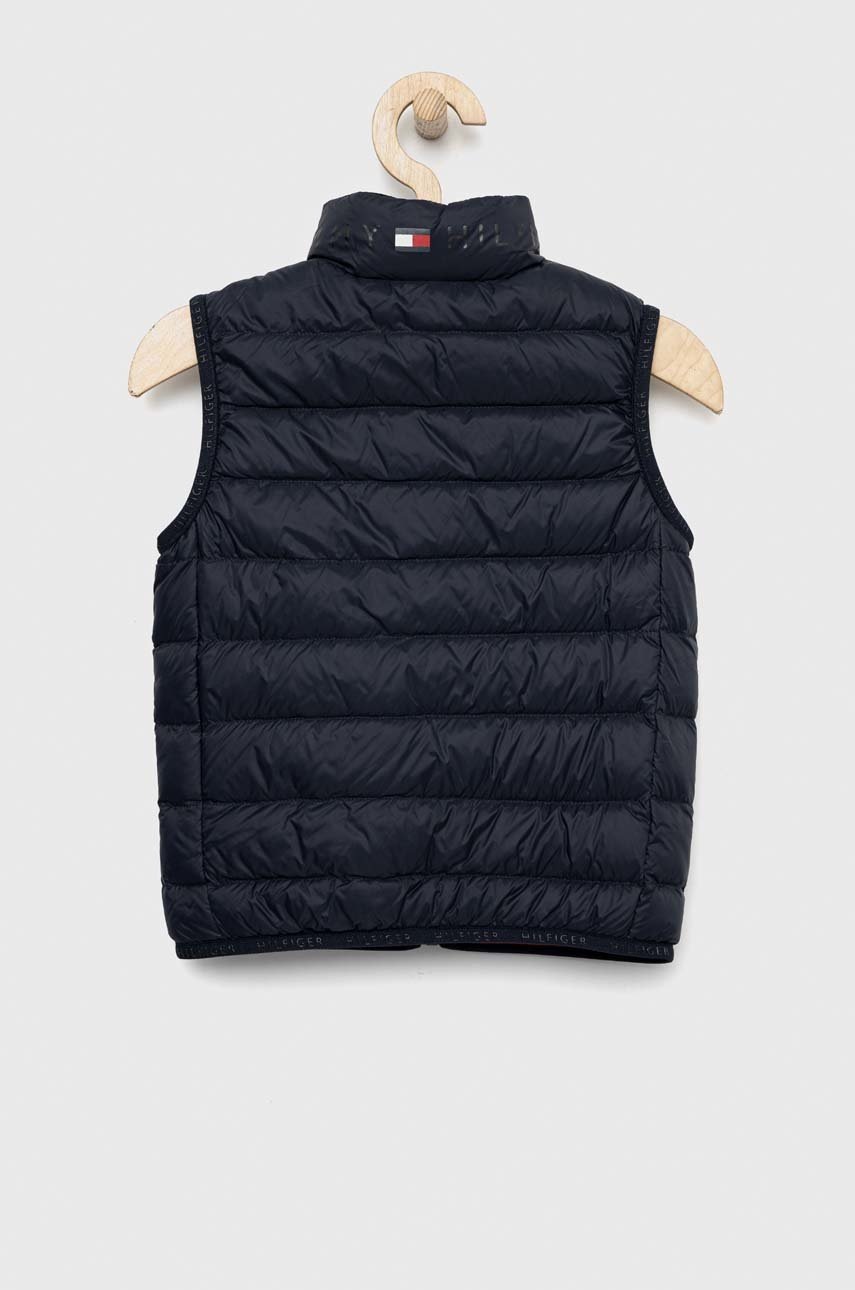 

Пухова дитяча безрукавка Tommy Hilfiger колір чорний
