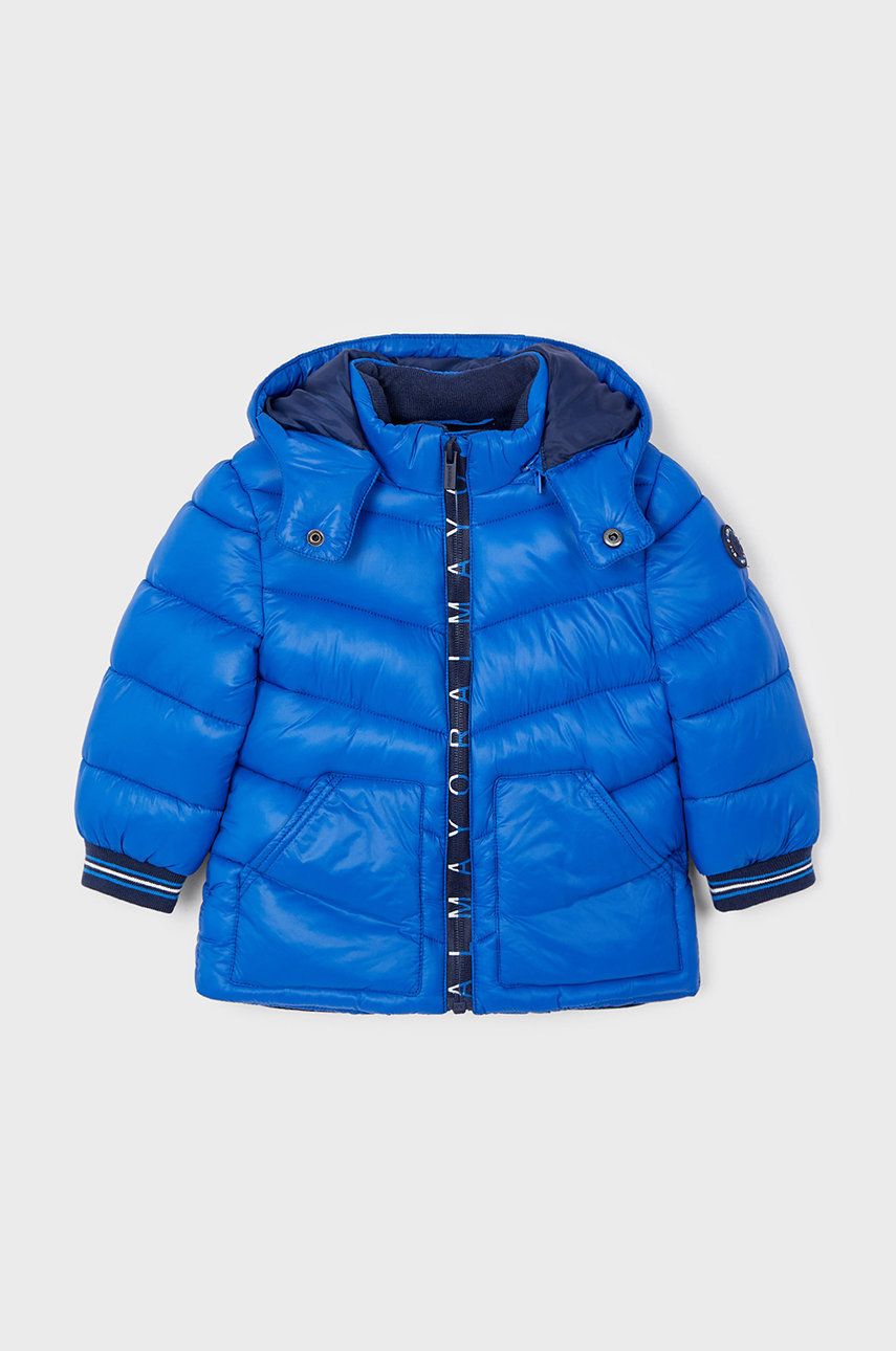 Dětská bunda Mayoral - modrá -  Hlavní materiál: 99% Polyester