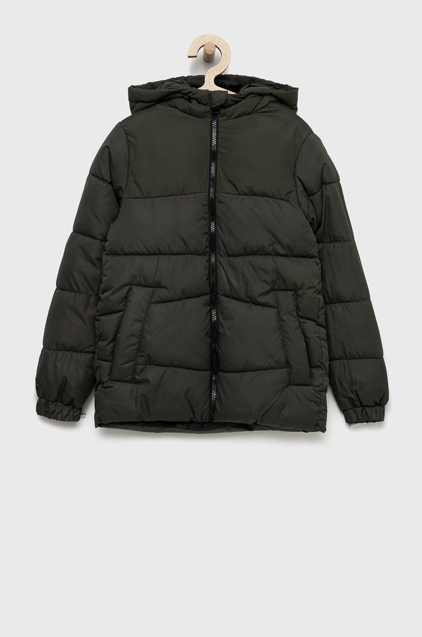 Jack & Jones geaca copii culoarea verde
