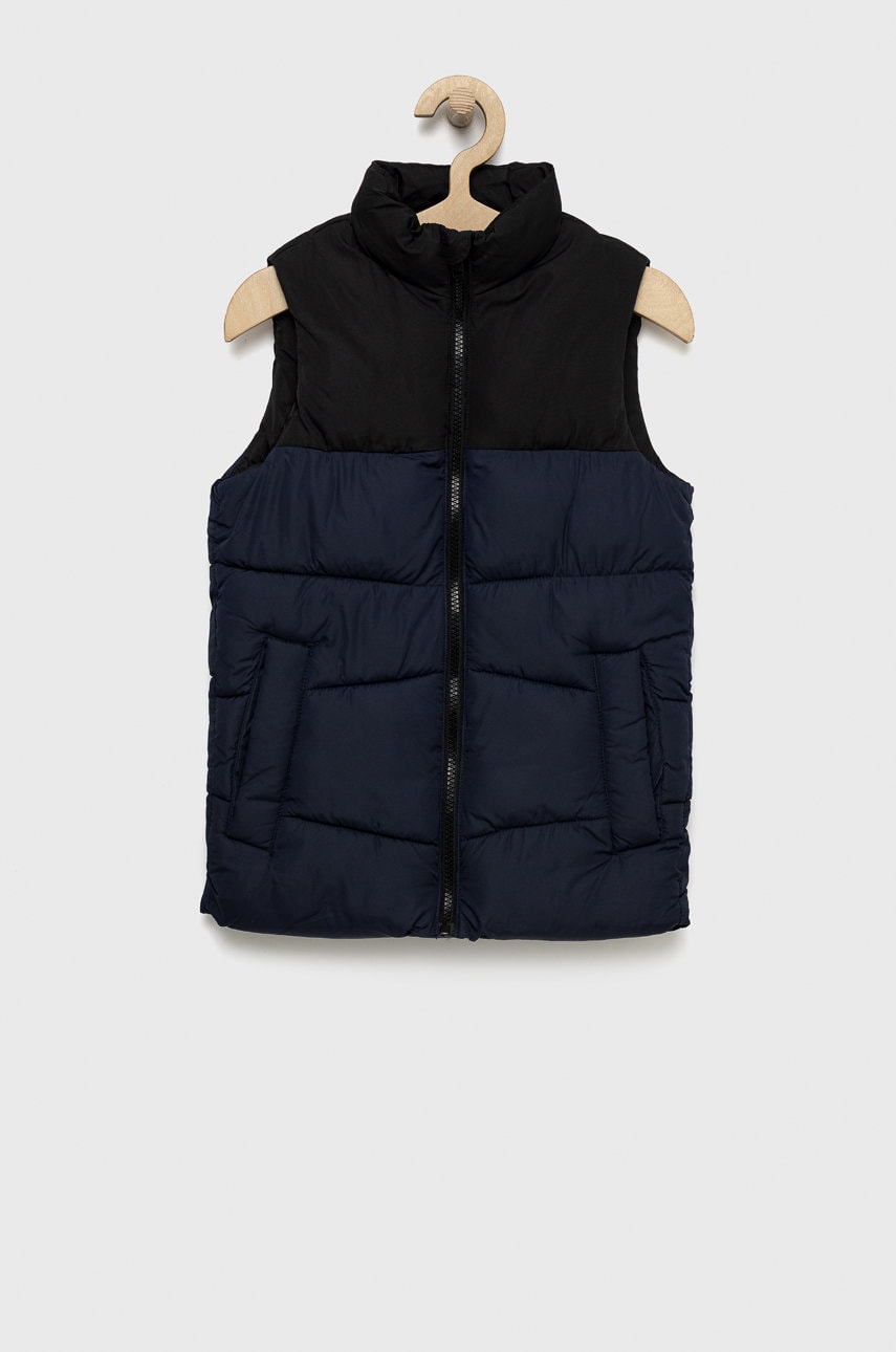 Jack & jones vesta copii culoarea albastru marin