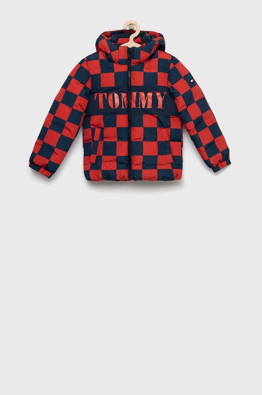 

Дитяча куртка Tommy Hilfiger колір червоний