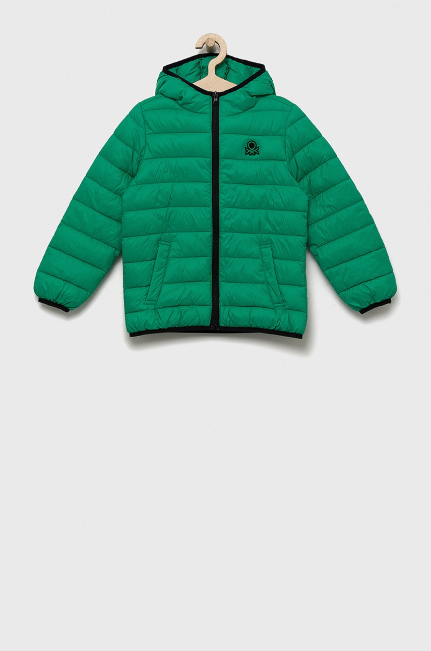 

Детская куртка United Colors of Benetton цвет зелёный