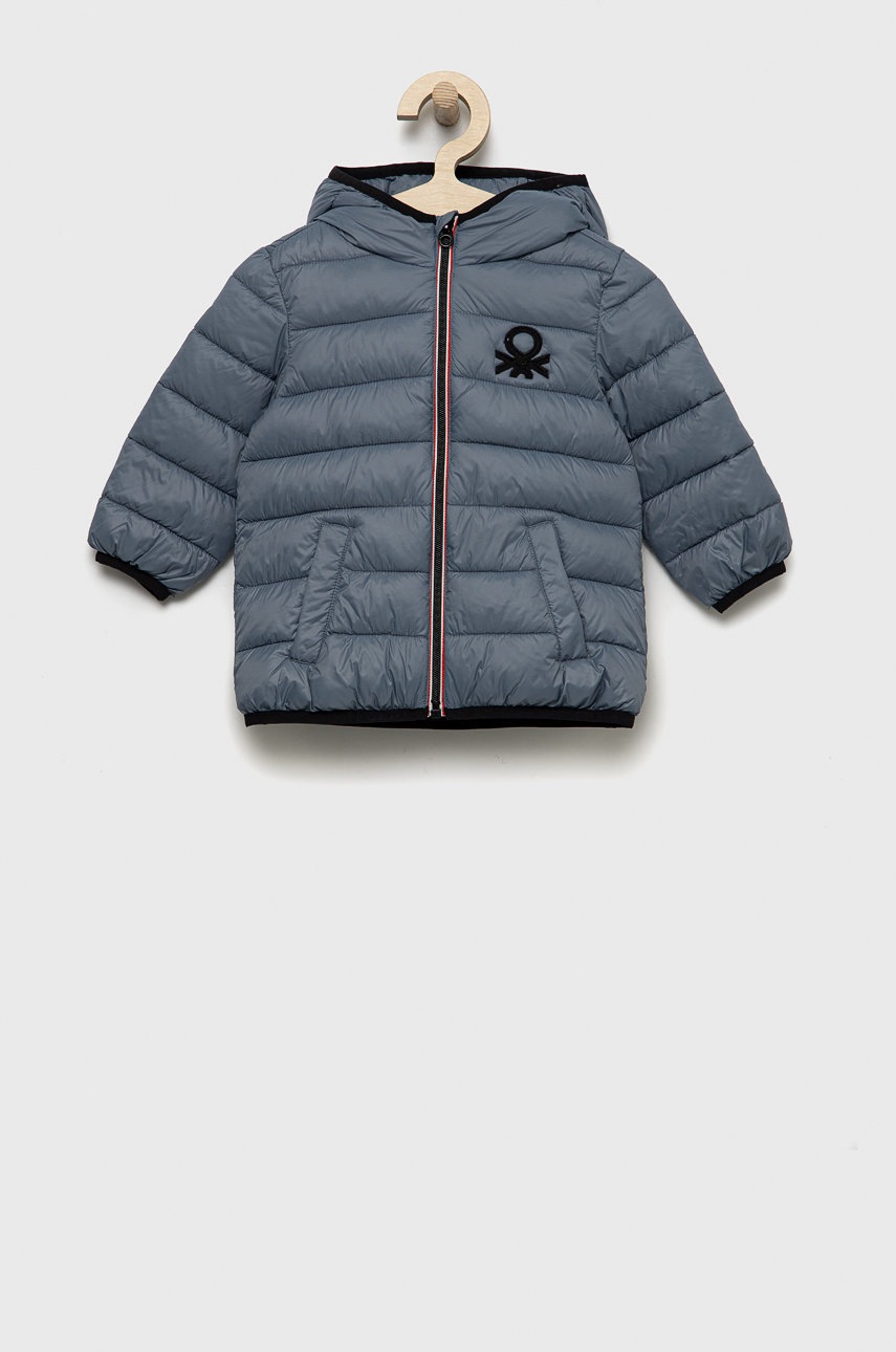 

Детско яке United Colors of Benetton в сиво, Сив