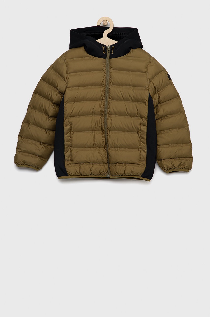 

Детско яке United Colors of Benetton в зелено, Зелен