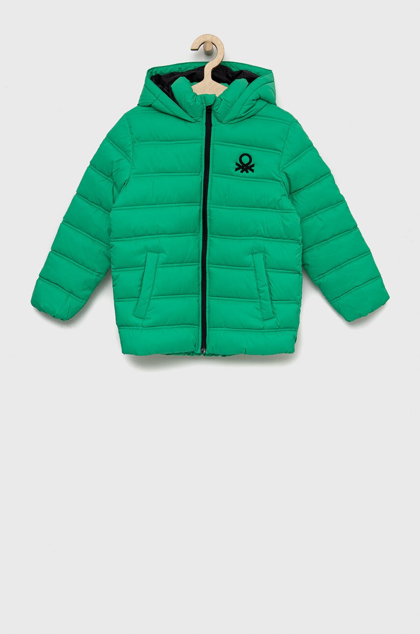 

Детская куртка United Colors of Benetton цвет зелёный