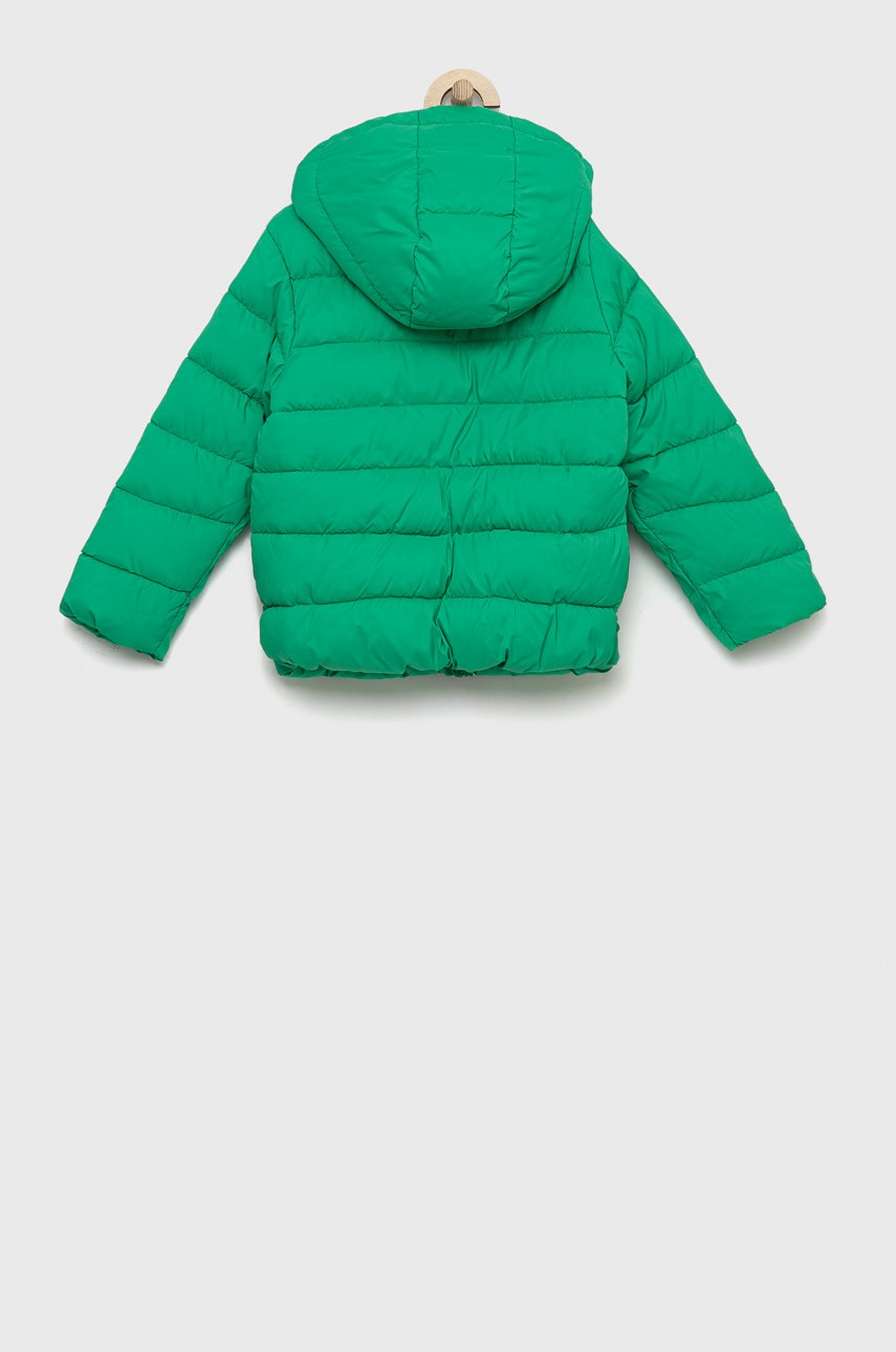 

Дитяча куртка United Colors of Benetton колір зелений