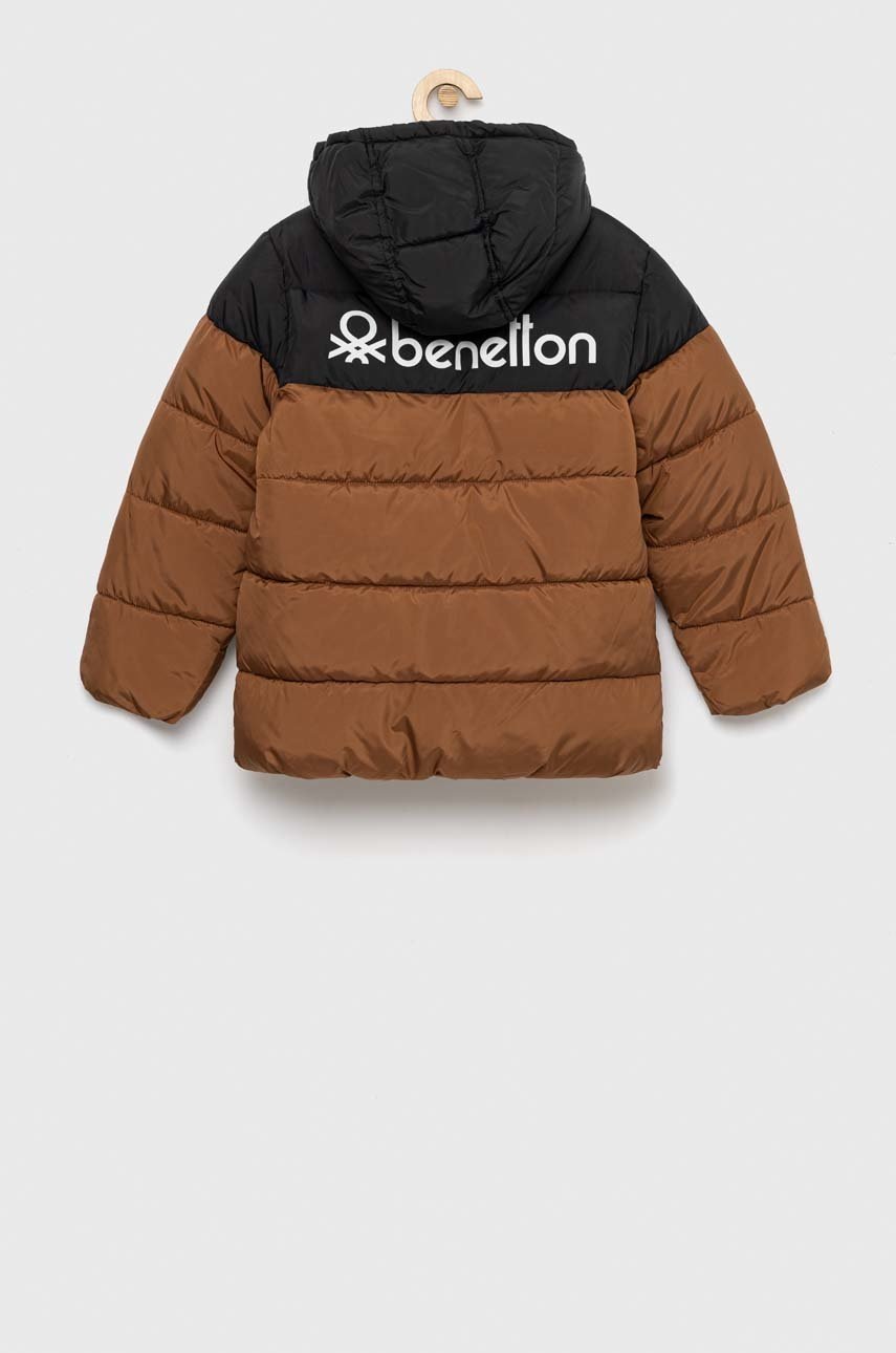 

Дитяча куртка United Colors of Benetton колір коричневий