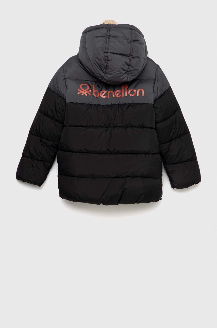 

Дитяча куртка United Colors of Benetton колір сірий