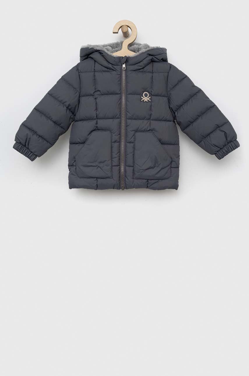 

Детско яке United Colors of Benetton в сиво, Сив