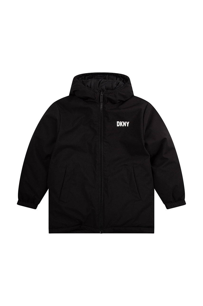 

Дитяча куртка Dkny колір чорний