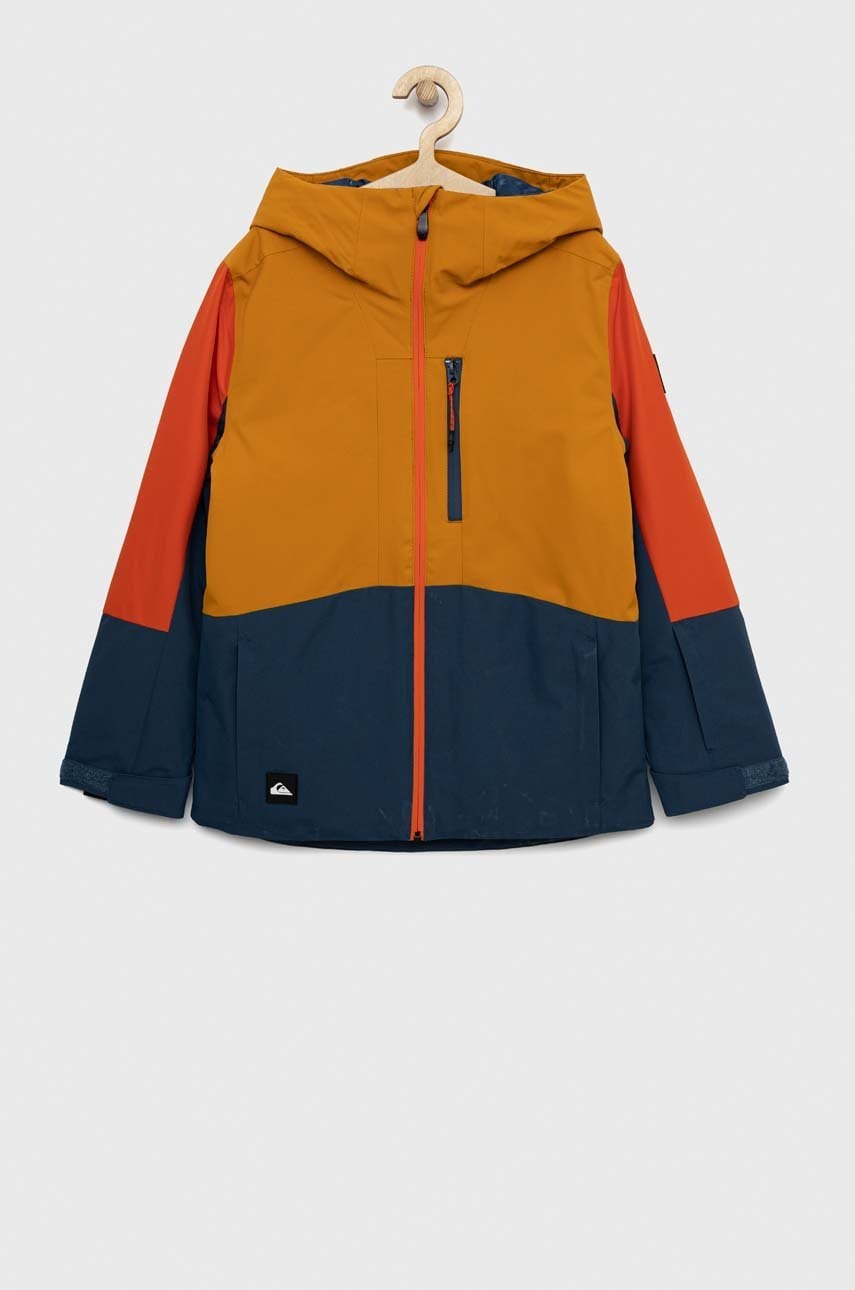 Детская куртка Quiksilver цвет коричневый Детская куртка Quiksilver цвет коричневый