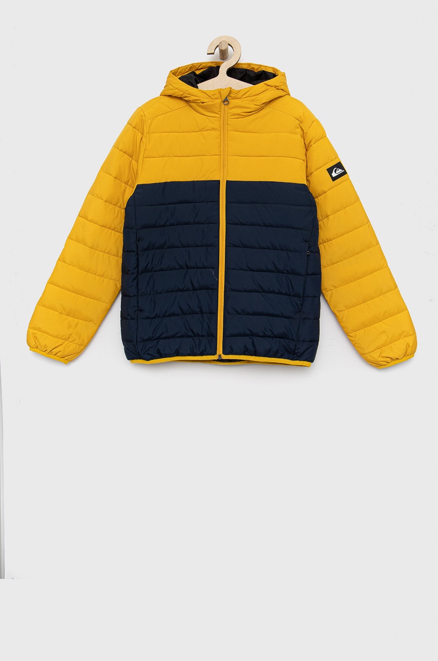 Quiksilver geaca copii culoarea galben