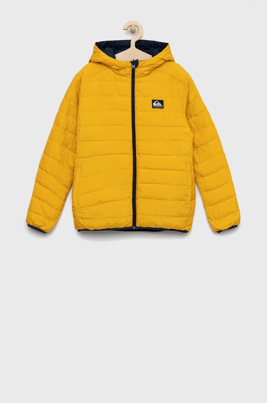 

Дитяча двостороння куртка Quiksilver колір синій