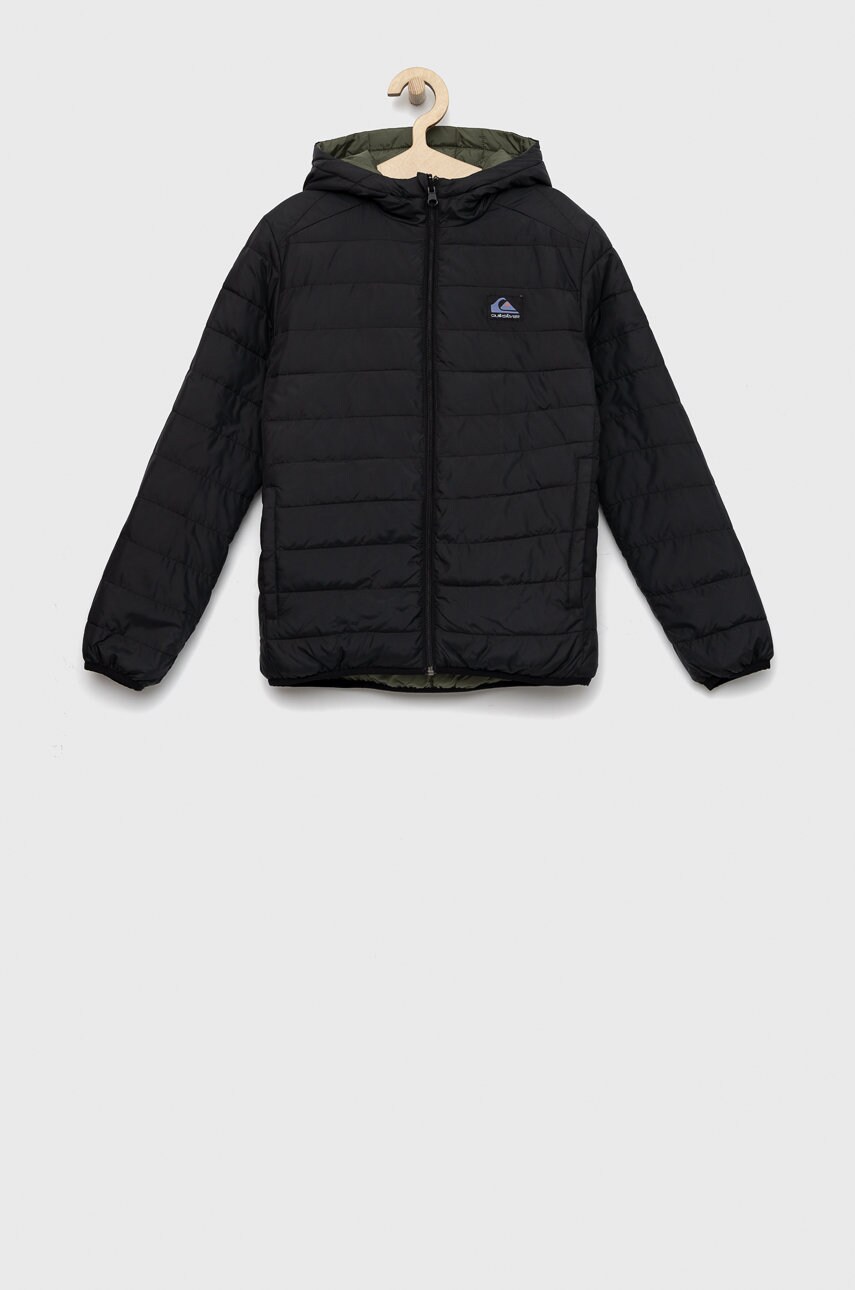Quiksilver geaca reversibila pentru copii culoarea negru