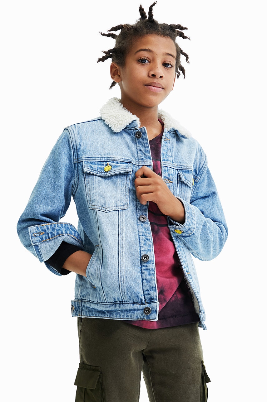 Дитяча джинсова куртка Desigual Дитяча джинсова куртка Desigual
