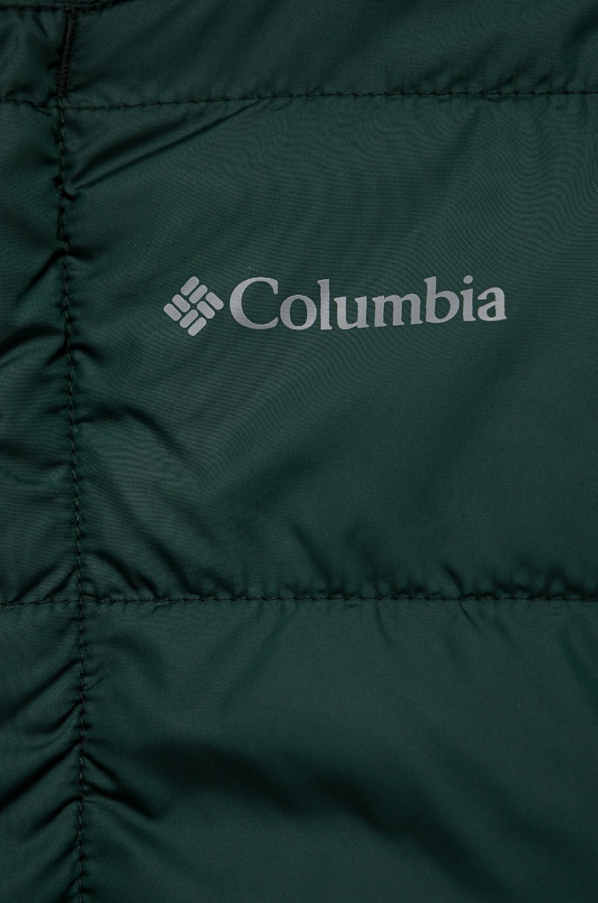 

Дитяча двостороння куртка Columbia колір зелений
