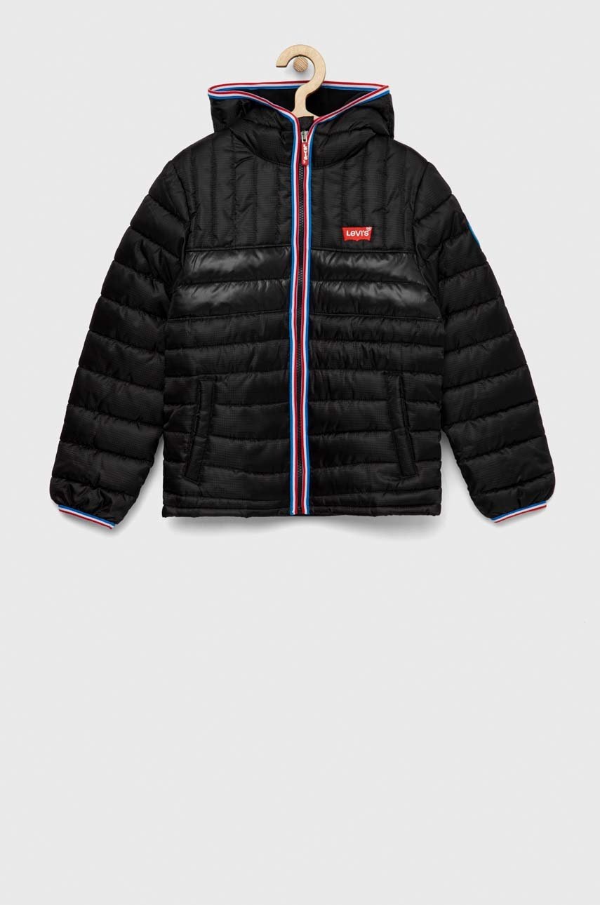 

Детско яке Levi's в черно, Черен