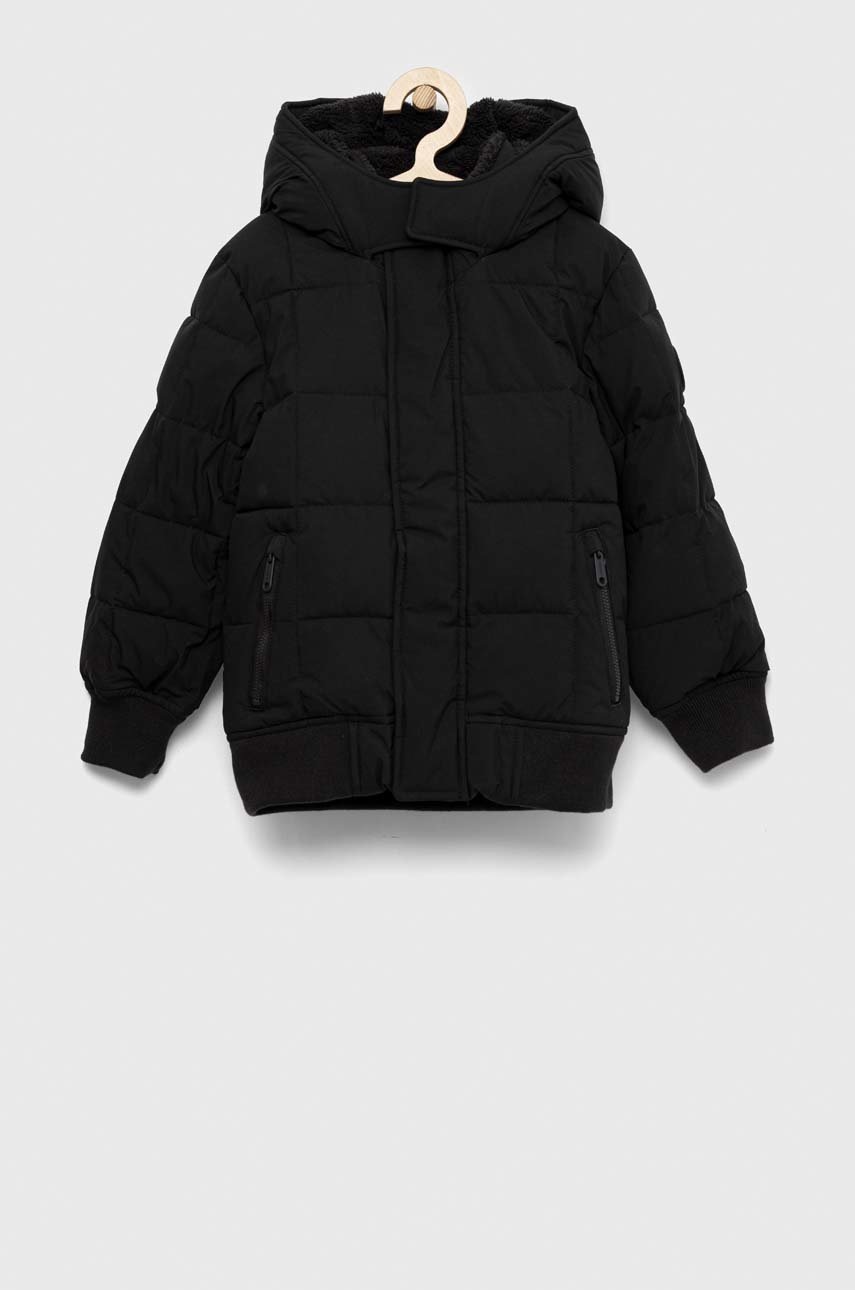 

Детско яке Abercrombie & Fitch в черно, Черен