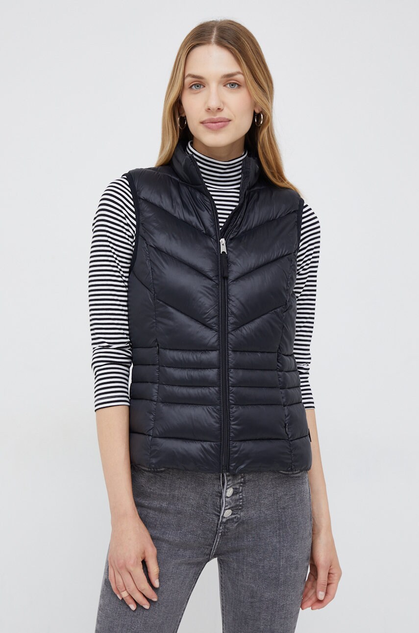 Vero moda vesta femei, culoarea negru, de tranzitie