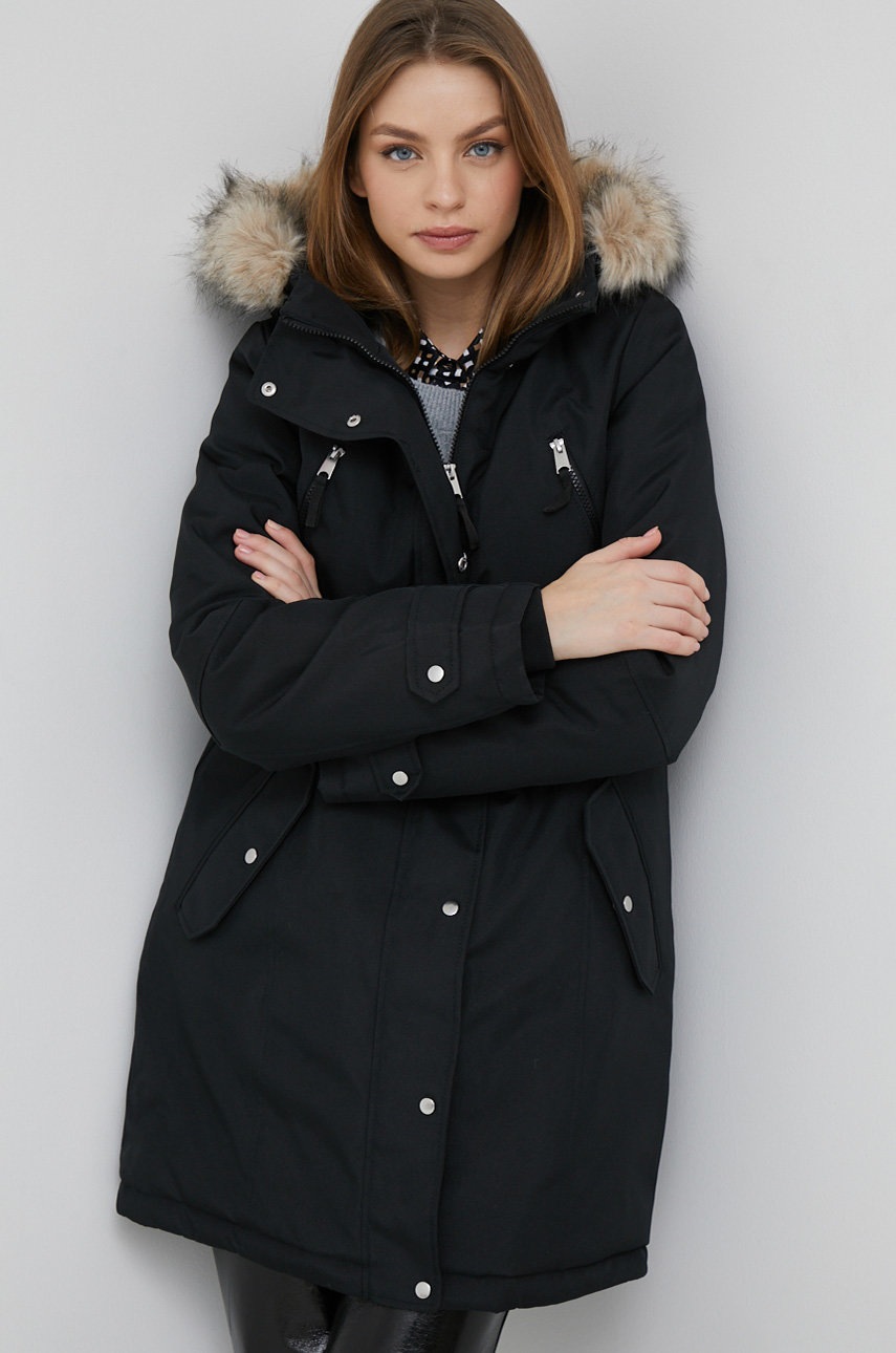 

Куртка Vero Moda женская цвет чёрный переходная