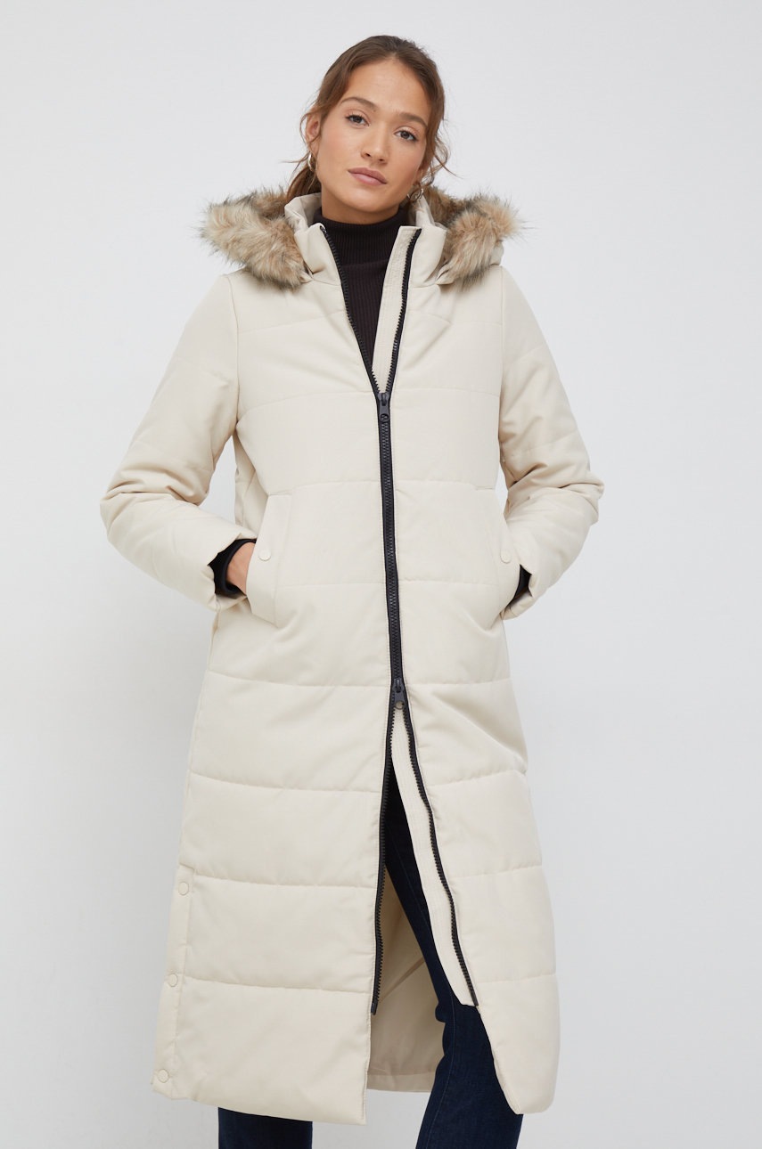 

Яке Vero Moda в бежово със зимна изолация, Бежов