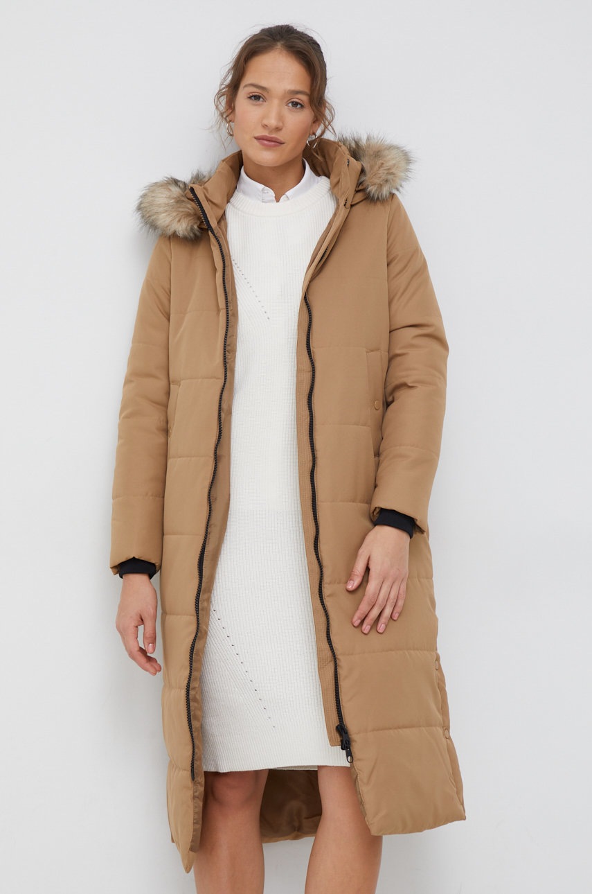 

Яке Vero Moda в бежово със зимна изолация, Бежов