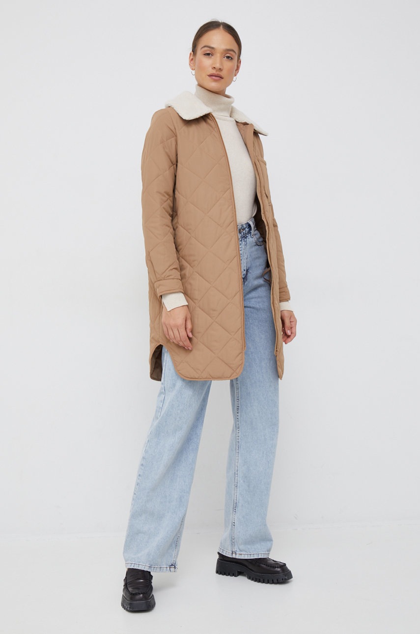 

Куртка Vero Moda женская цвет бежевый переходная