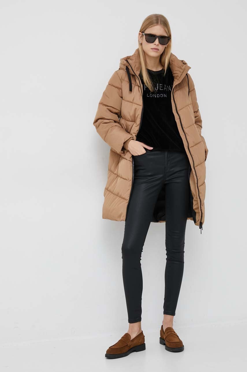 

Куртка Vero Moda женская цвет коричневый переходная