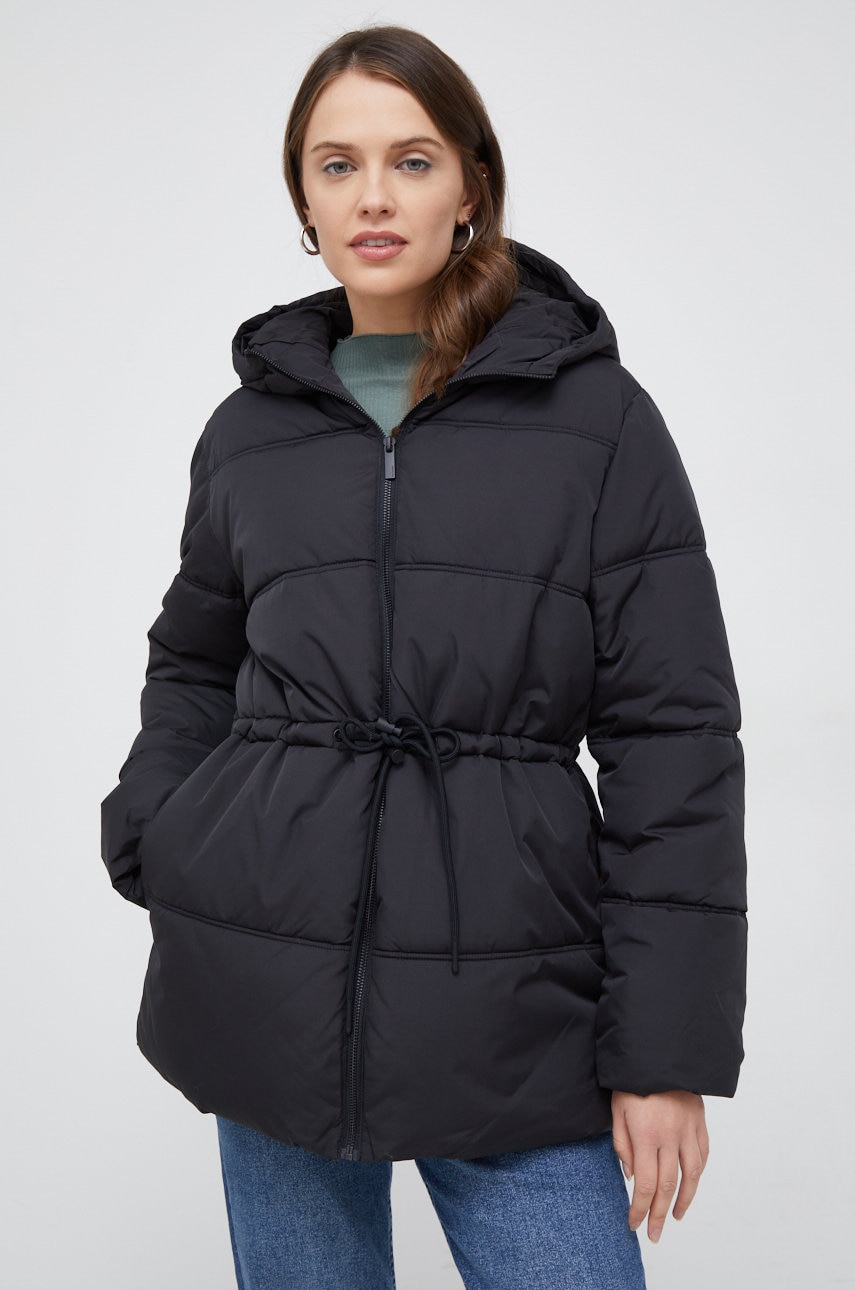 Selected femme geaca femei, culoarea negru, de iarna