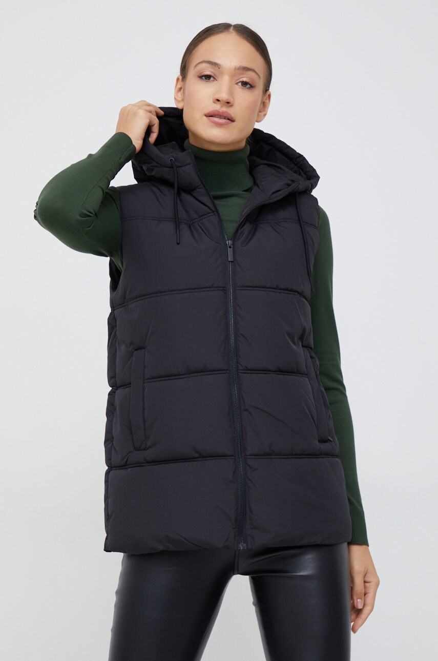 Selected femme vesta femei, culoarea negru, de iarna