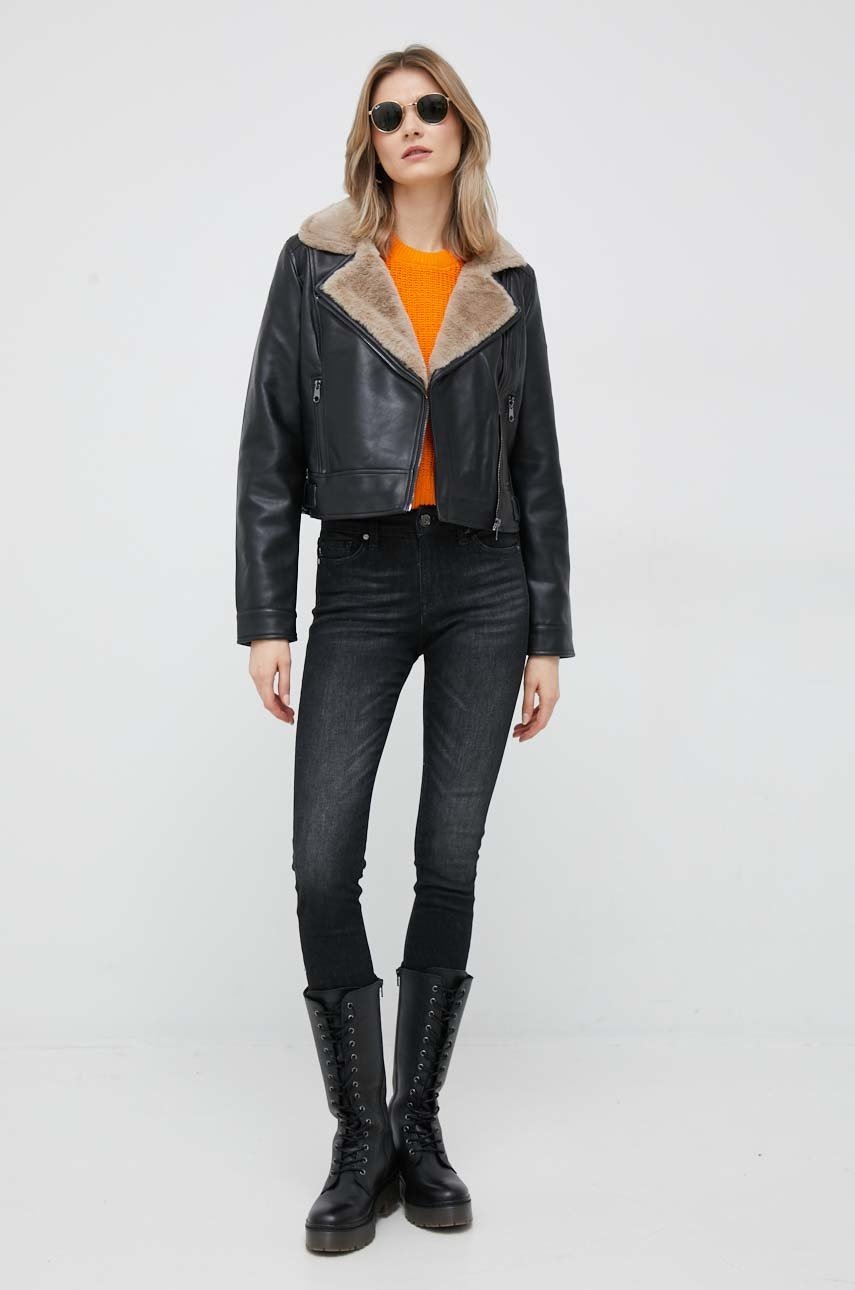 

Куртка Vero Moda женская цвет чёрный переходная