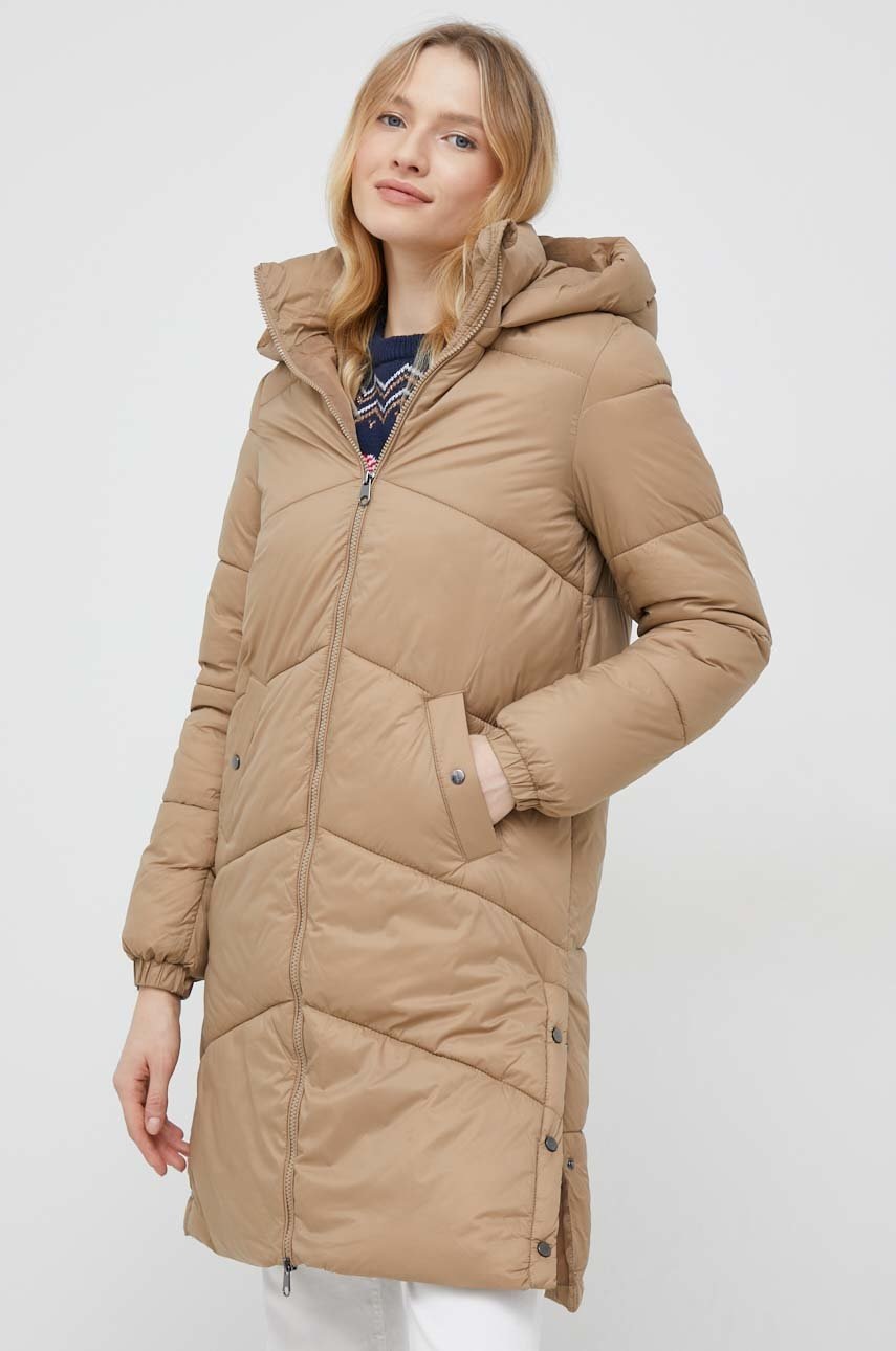 

Куртка Vero Moda жіноча колір бежевий перехідна